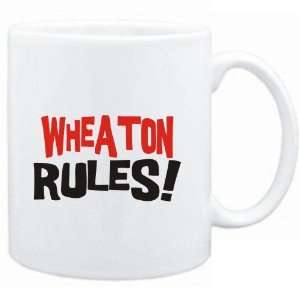 Mug White  Wheaton rules  Male Names 