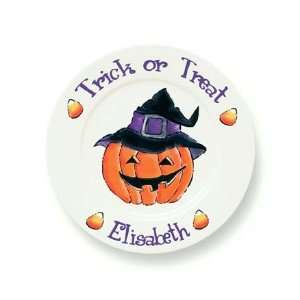  Trick or Treat Personalized Plate