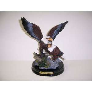  Montefiori Collection Bald Eagles Miniature Statue Figurine 