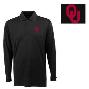  Oklahoma Long Sleeve Polo Shirt (Team Color) Sports 
