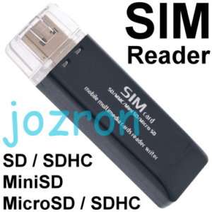SD Micro SDHC Mini Mobile Phone Sim Card USB Reader 269  