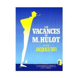 Mr. Hulots Holiday (Les Vacances de M. Hulot) Movie Poster, 27 x 37 