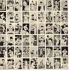 1960 Doyusha Mini Uncut Sheet of 54 Japanese Baseball
