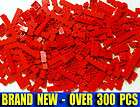 Lot NEW Lego Red Bricks CITY TRAIN TOWN FIRE HOUSE POTTER CASTLE STAR 