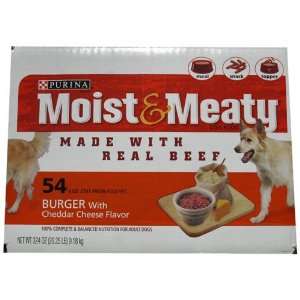  Purina Moist & Meaty Dog Food (54   6oz Stay Fresh Packs 