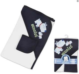 New Gerber Hooded Towel and Washcloth Set  