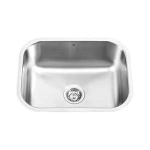 Vigo VG2318 Undermount Single Bowl 23 Kitchen Sink Stainless Steel