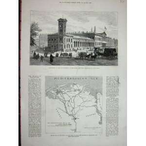   1882 Arts Industry Building Worcester Shrub Map Nile
