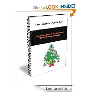 Homemade Christmas Tree Ornaments Anonymous  Kindle Store