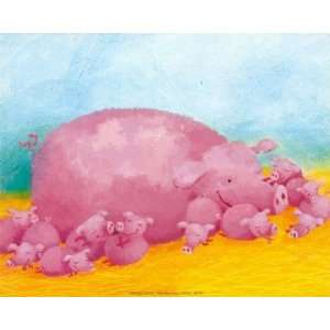 Pigs by Christopher Gunson 12x10 