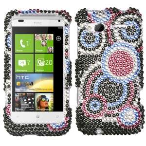 For HTC Radar 4G T Mobile Crystal Diamond BLING Hard Case Phone Cover 