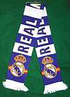 Real Madrid soccer scarf 6.5 x 60 inch BRAND NEW quality Knit 