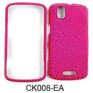   PRO XT610 RUBBERIZED HOT PINK EGG CRACK Cell Phones & Accessories