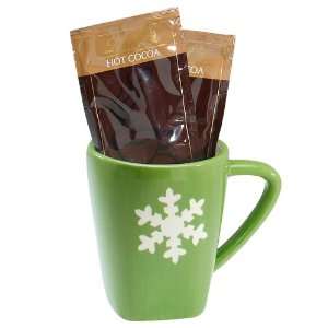 Hot Cocoa Snowflake Mug   Green Grocery & Gourmet Food