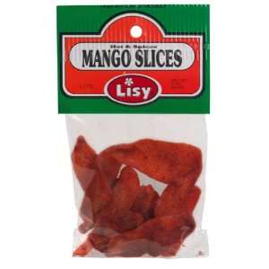 Lisy, Fruit Slice Mango Hot, 2 Ounce (12 Pack)  Grocery 