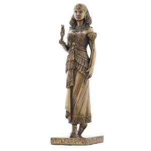  Egyptian Queen Holding A Statue Of Anubis