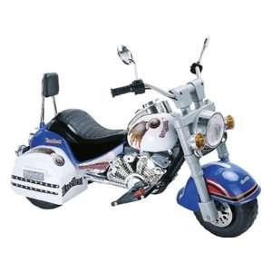 Mini Motos Road King Motorcycle 6v Blue   DISCONTINUED 