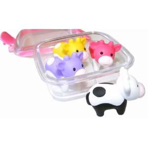    Iwako Japanese Erasers In A Mini Bento Box   Cows Toys & Games