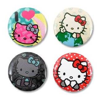  Hello Kitty Button/Pin Set Toys & Games