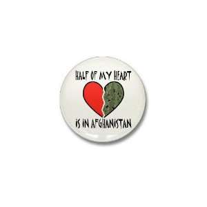 Half my Heart   Afghanistan Military Mini Button by 