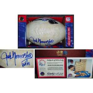  Jack Youngblood Signed Wilson Gold Football w/HOF01 