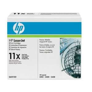  Hp 11x Laserjet 2420/2430 Smart Print Cartridge Dual Pack 