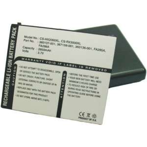  Battery ( 2850 mAh) for HP iPAQ rx3xxx  Players 