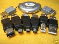 USB A B Mini B 4 5 Pin 1394 IEEE 4 6 Pin cable adapter  