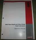 Case IH 4300 Vibra Shank and Vibra Chisel Field Cultivator Operators 