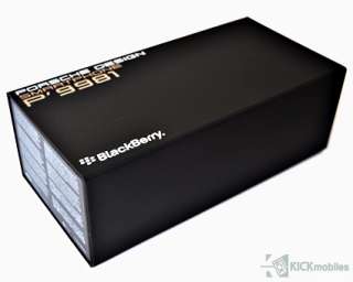   no blackberry porsche design p 9981 black original box with imei no it
