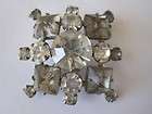 Vintage Star Open Back Prong Set Square & Round Glass R
