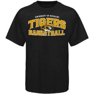  Missouri Tigers Black I Love College Hoops Team Spirit T 
