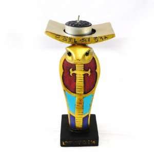  Candlestick Cobra Egyptien multicoloured.