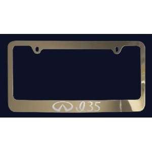  Infiniti I35 License Plate Frame (Zinc Metal) Everything 