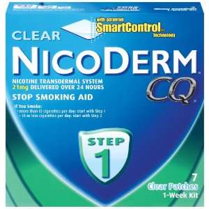  Nicoderm CQ 21 Mg, 7 Clear Patches Health & Personal 