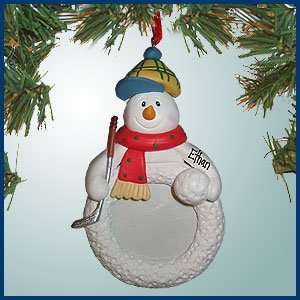  Personalized Christmas Ornaments   Snowman Golf Picture 