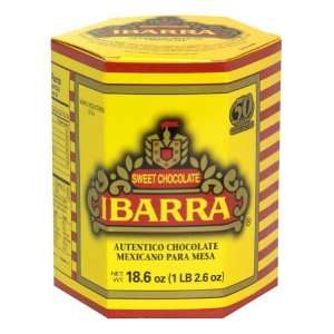 Ibarra, Bar Chocolate, 18.6 Ounce (12 Pack)  Grocery 