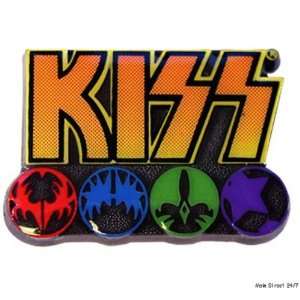 KISS Rock Band LOGO & ICONS 1 Metal / Enamel PIN 