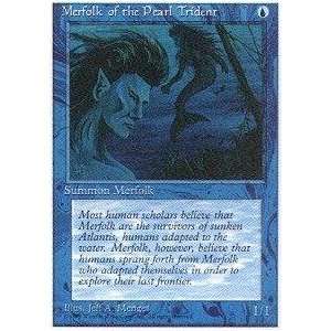 Magic the Gathering   Merfolk of the Pearl Trident   Fourth Edition