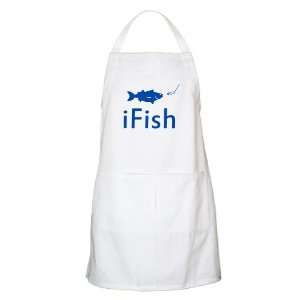  Apron White iFish Fishing Fisherman 