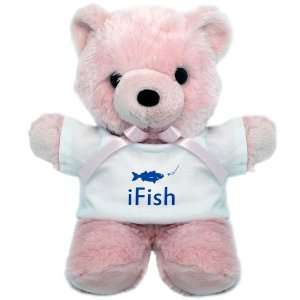  Teddy Bear Pink iFish Fishing Fisherman 