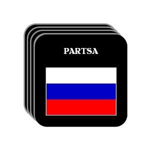 Russia   PARTSA Set of 4 Mini Mousepad Coasters 