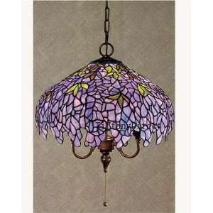  Tiffany Style Stained Glass Hanging Pendant Lamp 