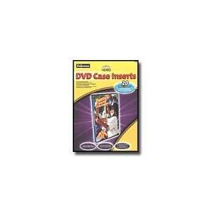 DVD Jewel Case Inserts, Glossy White, 20 Per Pack (FEL85616) Category 