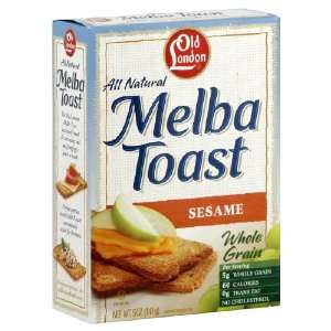 Old London Melba Toast, Sesame, 5oz  Grocery & Gourmet 