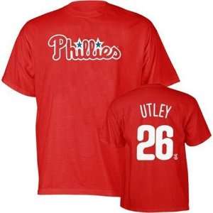 Chase Utley (Philadelphia Phillies) Youth Name and 
