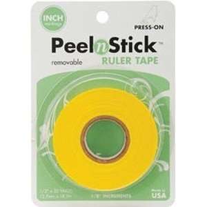   Stick Removable Ruler Tape   1/2 Inch x 20yd Arts, Crafts & Sewing