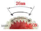 Dental Orthodontic Lingual Retainers Lower 3 3 ,mesh base size 26mm 