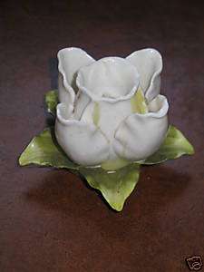 Shafford Fine Bone China Candle Holder Flower Design  
