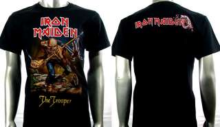 Iron Maiden Heavy Metal Rock Biker Punk T shirt Sz XL Rider Men  